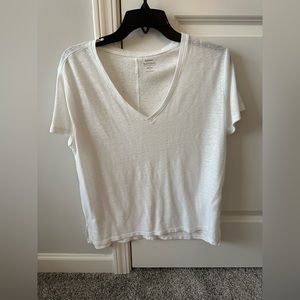 Old Navy White Boyfriend Tee